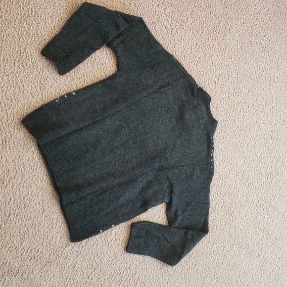 NWT HM Up to Snow Good Cute Gray Sweater - Hearts - Picture 9 of 9